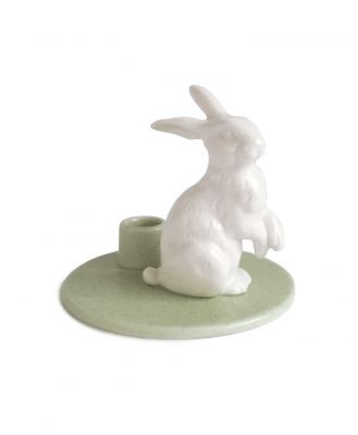 Birthday Stories Hare green candle holder Dottir